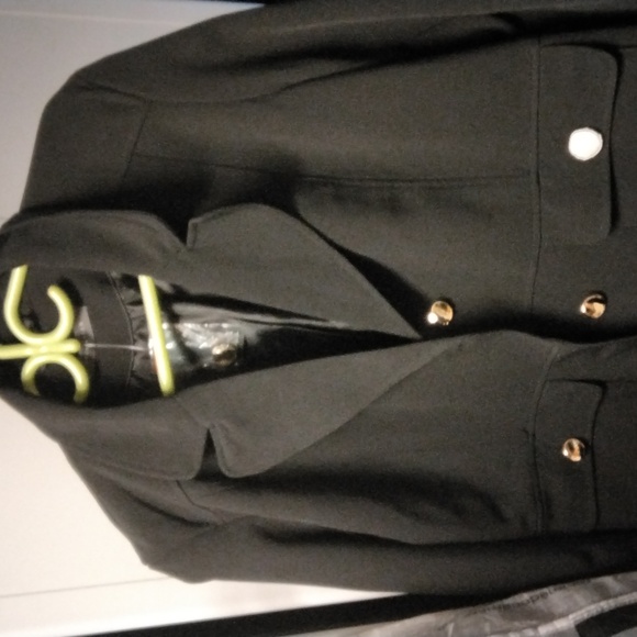 Black light trench coat xl Suzy sheir - Picture 4 of 4